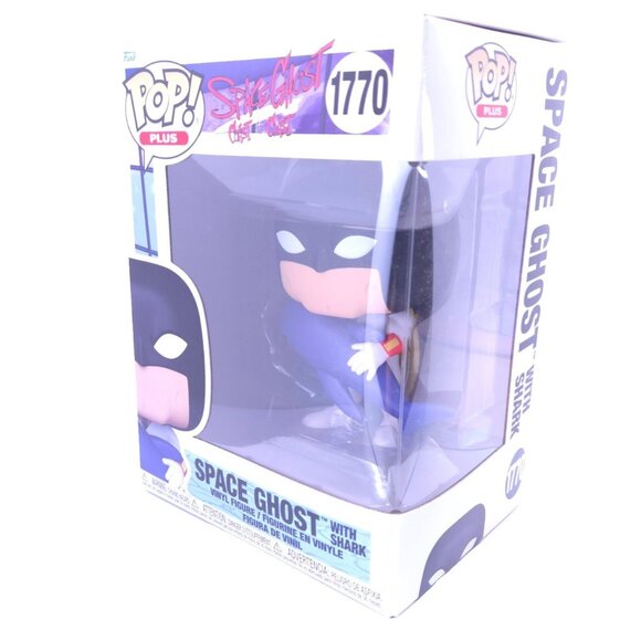 Funko POP! Space Ghost Coast to Coast 1770 Space Ghost with Shark Plus Figure - Picture 3 of 12